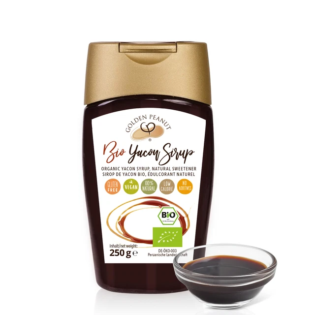 Sciroppo Yacon 250 g dolcezza vegana dalla radice di Yacon sciroppo da tè alternativo allo zucchero