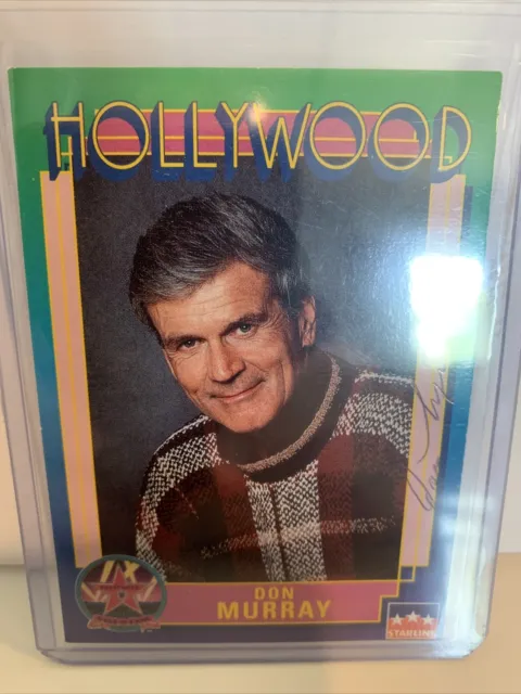 Starline Hollywood Autograph Card #207 DON MURRAY Knots Landing Bus Stop 1991