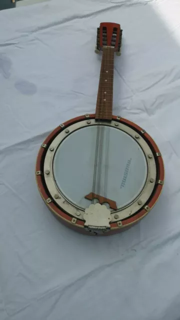 Banjo Musima 8 Saiten Vintage DdR Retro Musikinstrument