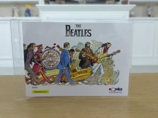 2017 Italia Folder Xxii Romics The Beatles Annullo 5.10.2027 2092/3000