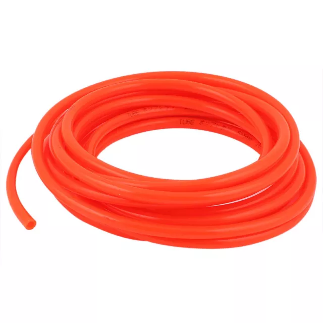 8mm OD 5mm ID Fuel Gas Air Polyurethane PU Tubing Hose Pipe 5.5M 18Ft Red #