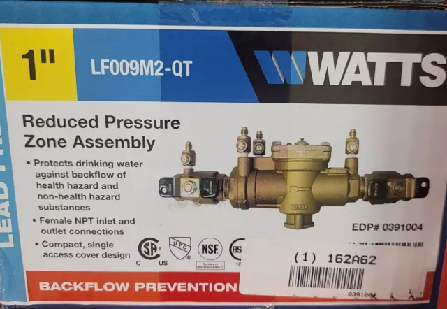 Watts RPZ  1''     LF009M2-QT