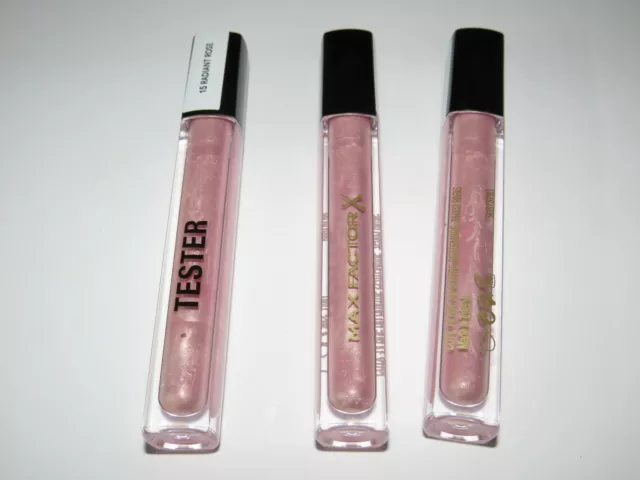 3 x FULL SIZE Max Factor Colour Elixir Lip gloss  LIPGLOSSES