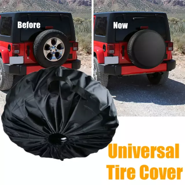 Universal Car Spare Tire Cover Tyre Wheel Storage Bag Fit Van Caravan Truck