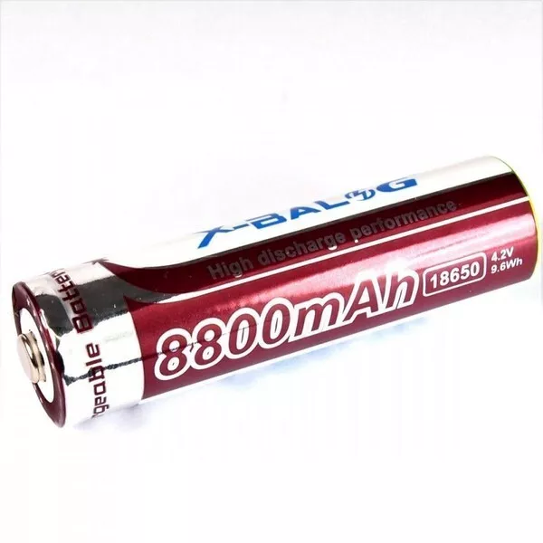 Batteria Litio 4,2V 9,6wh 8800 mAh Ricaricabile T.AL Pila SOFTAIR Torcia Laser