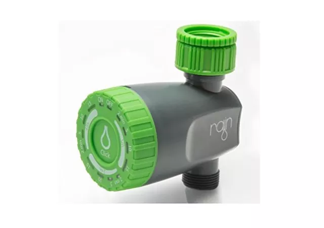 Programmatore Centralina Click Batteria Rain Per Irrigazione Prati Giardino