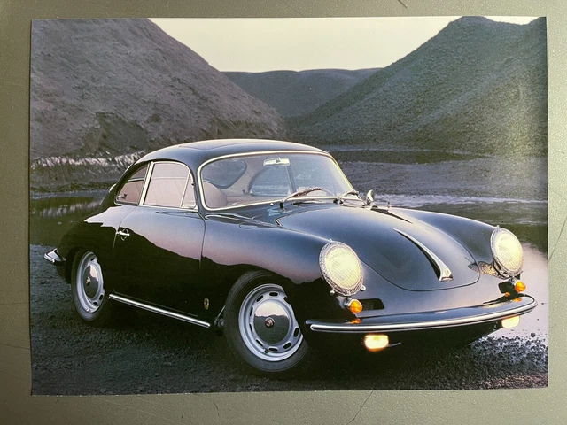 1964 Porsche 356C Coupe Picture, Print -- RARE!! Awesome L@@K