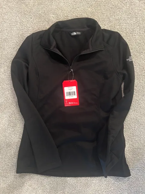 The North Face Tech 1/4-Zip Fleece Black Womens Size Small NEW Warm L Tech