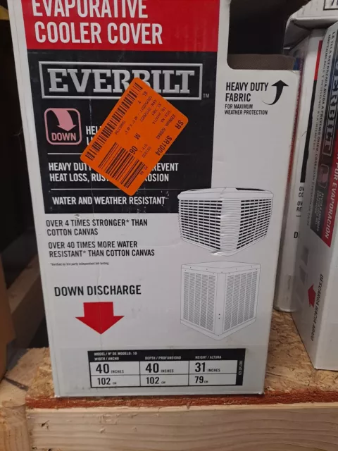 Everbilt Evaporative Cooler Cover DOWN Discharge Heavy Duty 40x40x31 in.  1 unit