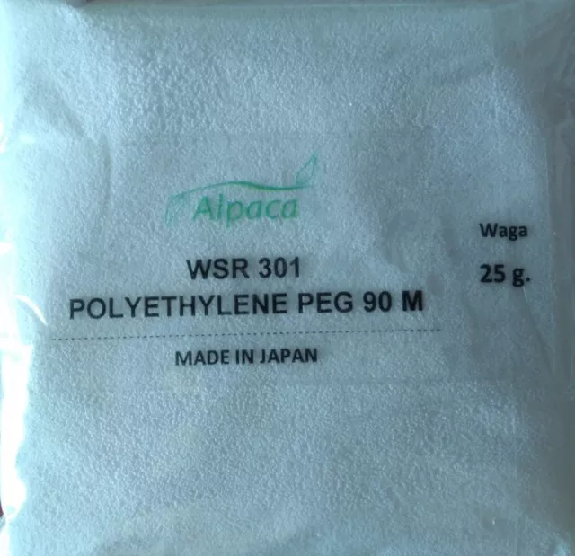 Polyox Polyethylene PEG 90m - WSR 301 - 25 grams