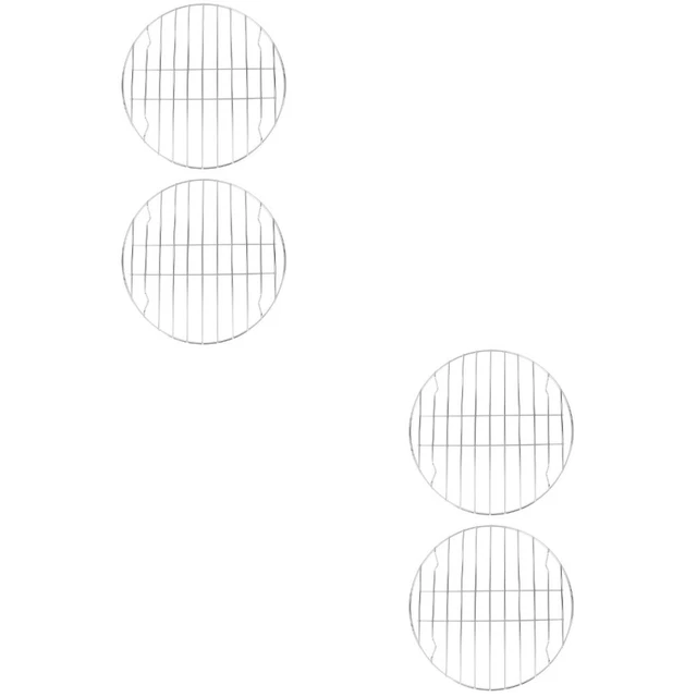 2x Grill Röster Stehen Huhn Rauchen Rack Grill Racks Kühlung Rack