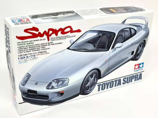 Tamiya 1/24 Scale - Toyota Supra Mk4 Plastic Model Car Kit