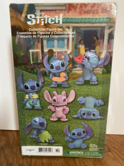Disney Stitch 7-Piece Collectible Figure Set