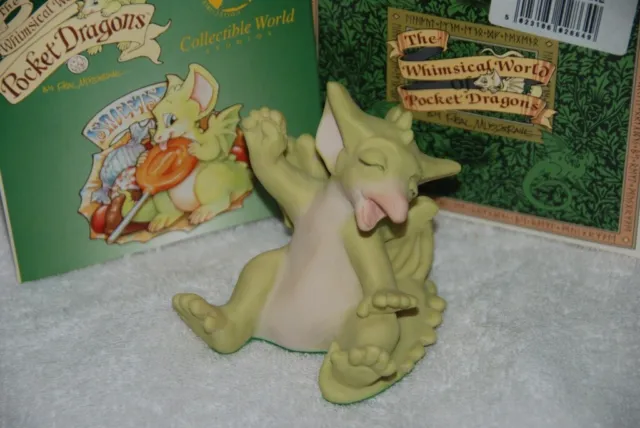 Rise and Shine Dragon Figurine (The Whimsical World of Pocket Dragons)