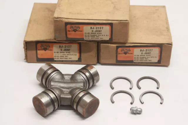NOS Lot/4 1964 1965 Mustang Front UNIVERSAL JOINT U-JOINT REPAIR Kit DJ-2127