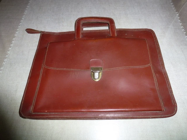 Porte documents cuir Arthur & Aston cuir 1438 23 C Châtaigne