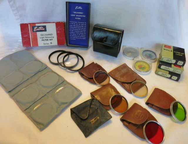 Camera Filters Bundle Enteco Decamired Prisma Walz Close Up Ednalite
