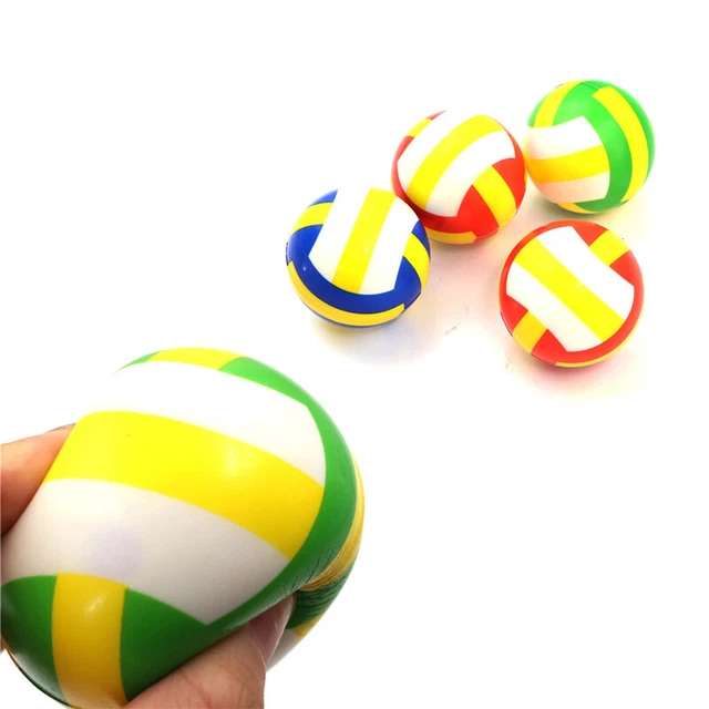 1PC Stress Relief Vent Ball Mini Volleyball Squeeze Foam Ball Kids Outdoor To Sg