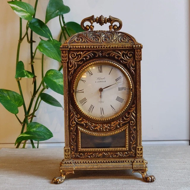 KOMET UHREN SCHMID- 4 JEWELS - Orologio a pendolo da tavolo 8 Giorni di Carica