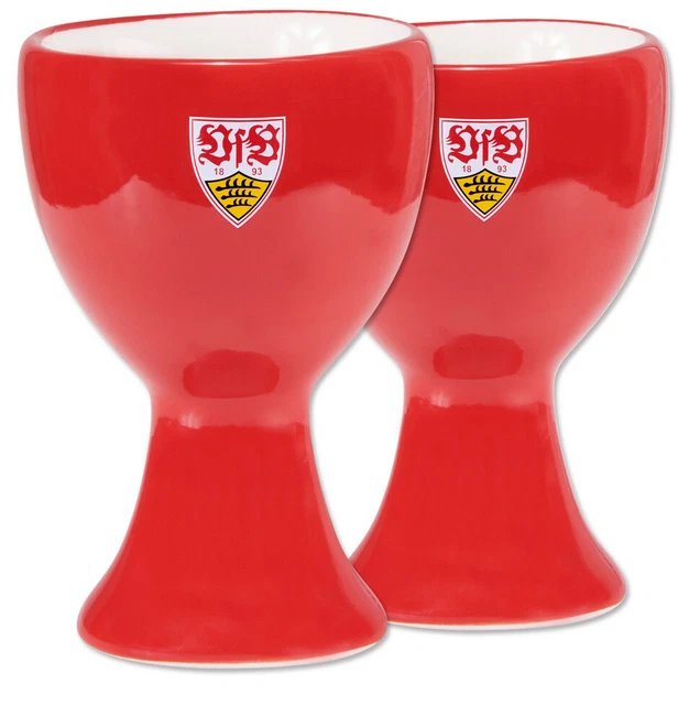 Hertha BSC Berlin Eierbecherset Classic – Offizielles Fan-Artikel-Set Aus Keramik, Spülmaschinenfest