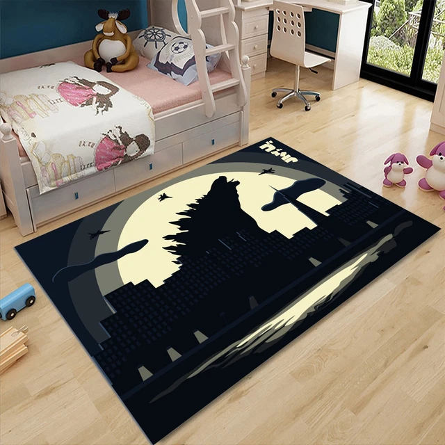 GODZILLA, MONSTER RUG, Japanese Bath Mat, Movie Monster Mat, Japanese