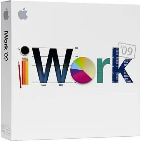 Apple iWork 09 Software v9.0 Install DVD Mac Macintosh Office Disc 2009 