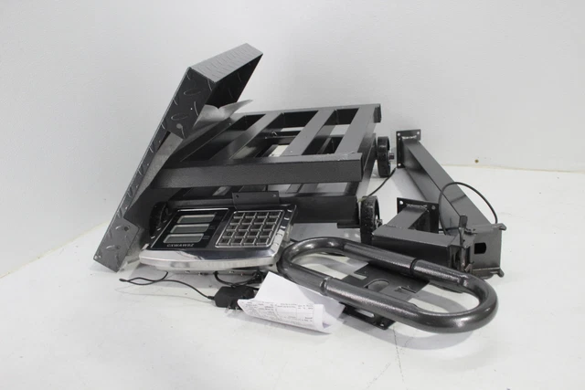 SEE NOTES CXWAWSZ c-01 660 Pounds Floor Platform Scale w Wheels Digital Scale