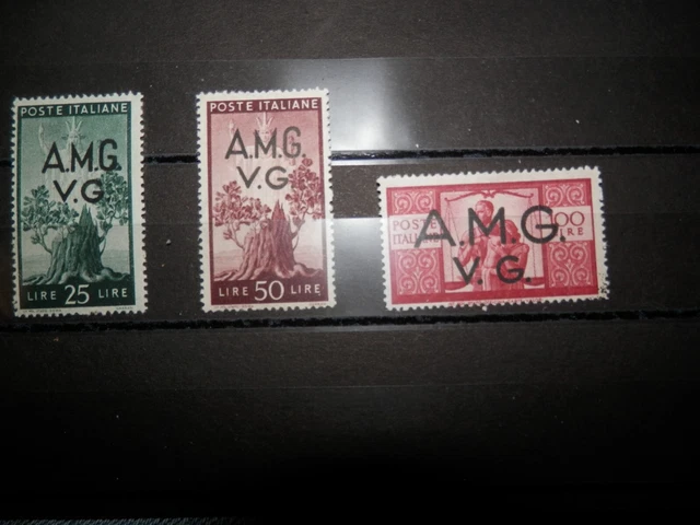 AMG Italy 1946 Venezia Giulia (VG) Sc# 1LN11-13  MNH  VG