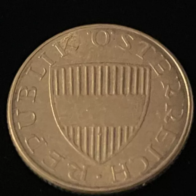 Austria 50 Groschen Coin 1973 Second Republic Aluminum Bronze 19.5mm KM # 2889 4