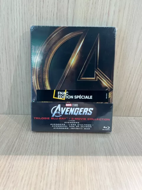 Avengers Avengers Coffret Trilogie 3 Films Blu-ray SteelBook 2014 Fnac Zone B
