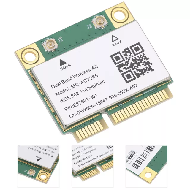 Mini PCI-E Dual Band Wireless WIFI Gigabit Network Card BT 4.2 1167Mbps