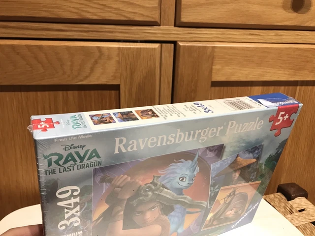 RAVENSBURGER DISNEY RAYA & The Last Dragon 3 x 49 Pieces Jigsaw Puzzle ...