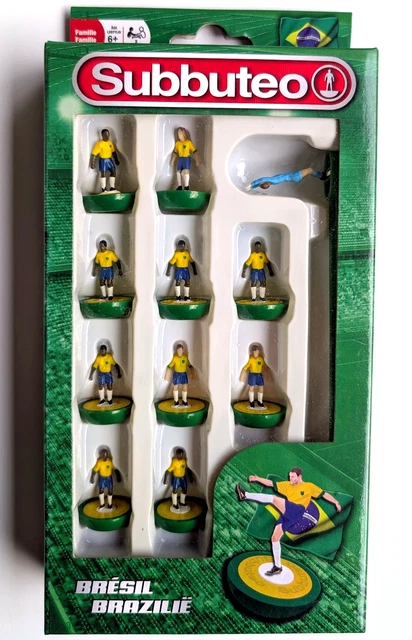 Subbuteo Vintage Bresil - Équipe Selecao - Réf 410 - Jeu De Table Occasion