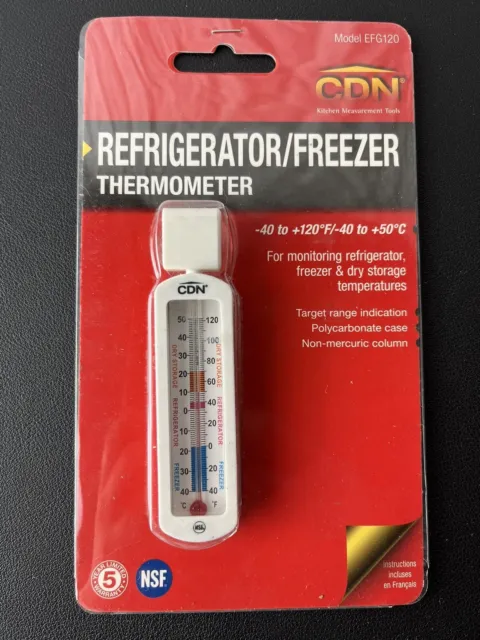 CDN EFG120 Proaccurate Economy Refrigerator Thermometer