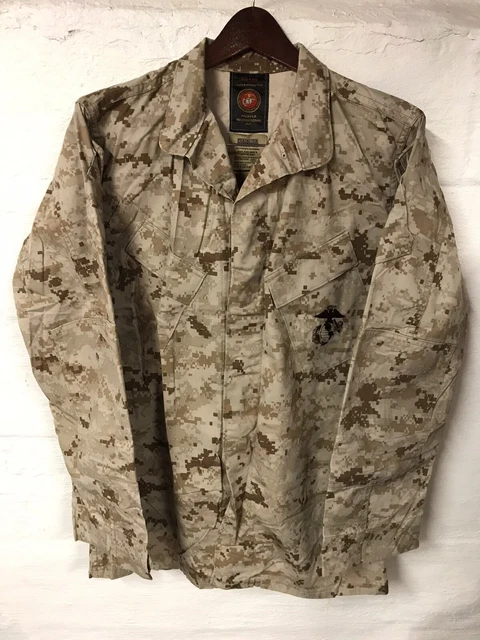 USMC Issued MCCUU Desert MARPAT Camouflage Blouse, Cammies Small Long SL