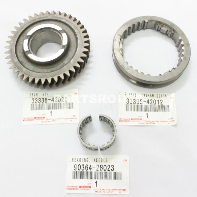 TOYOTA MATRIX COROLLA OEM Genuine 5th Gear Repair Kit 41 Teeth 3PC