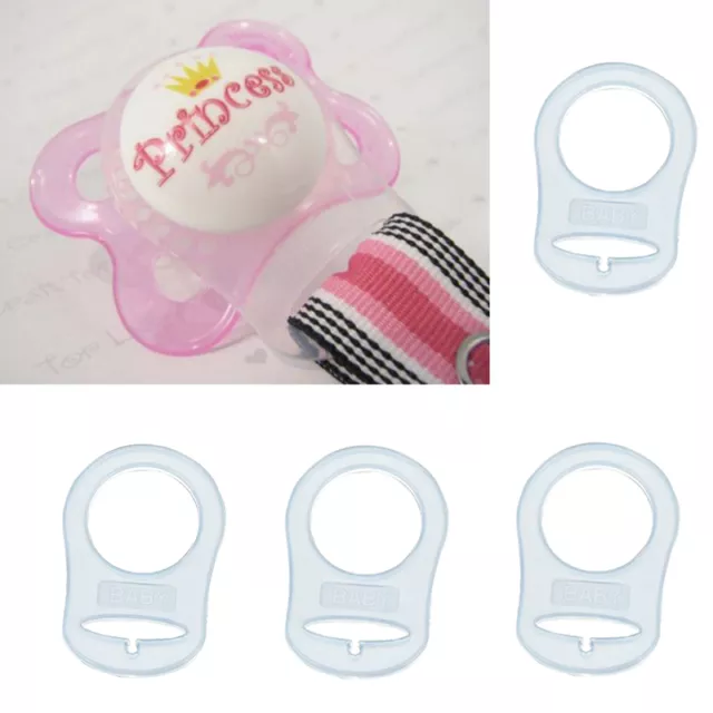 4x silicone anneau bouton porte-sucette clip adaptateur factice pour MAM Style ]