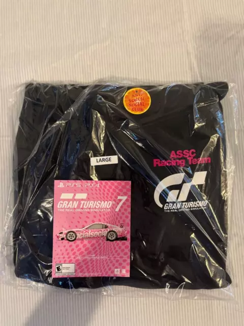 Anti Social Social Club Gran Turismo x ASSC Black Hoodie Size L NEW! With Code!