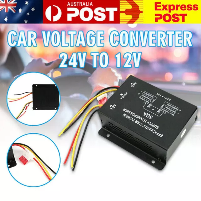 10A-30A Car 24V To 12V Voltage Reducer Power Converter Step Down Inverter