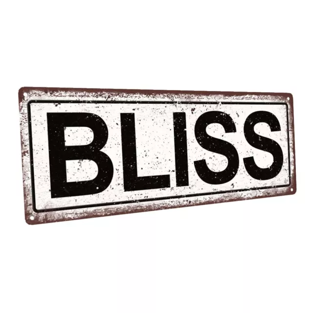 Bliss Metal Sign; Wall Decor for Kids Room or Nursery