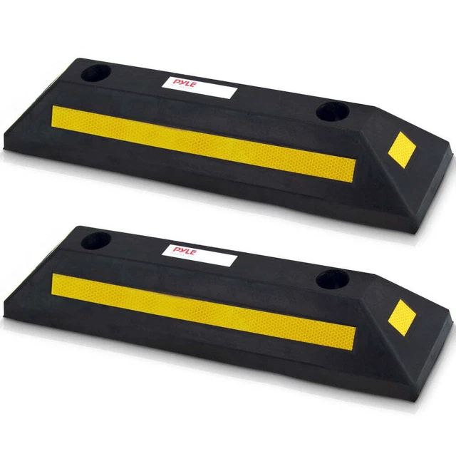 22" Car/Truck Vehicle Driveway Parking Wheel Stop Block (2 Pack)