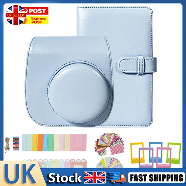7 in 1 Camera Accessories Kit Album Camera Bag for Instax Mini 12 (Blue) Hot