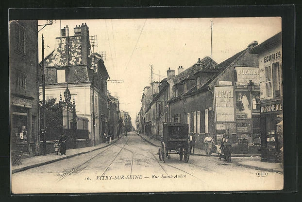 CPA Vitry-sur-Seine, Rue Saint-Aubin