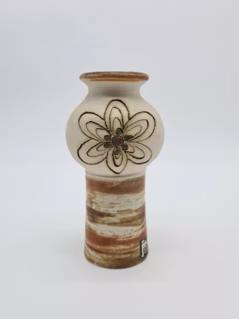 Jie Sweden Ceramic Vase Mid Century Modern Vintage Swedish Design Gullvi Tapper