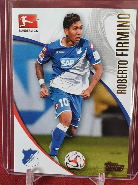 Roberto Firmino Hoffenheim Liverpool Bundesliga 2014/15 Topps Card