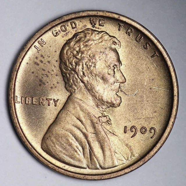 1909 Lincoln Wheat Cent Penny CHOICE BU RED *UNCIRCULATED* MS E179 TKNA