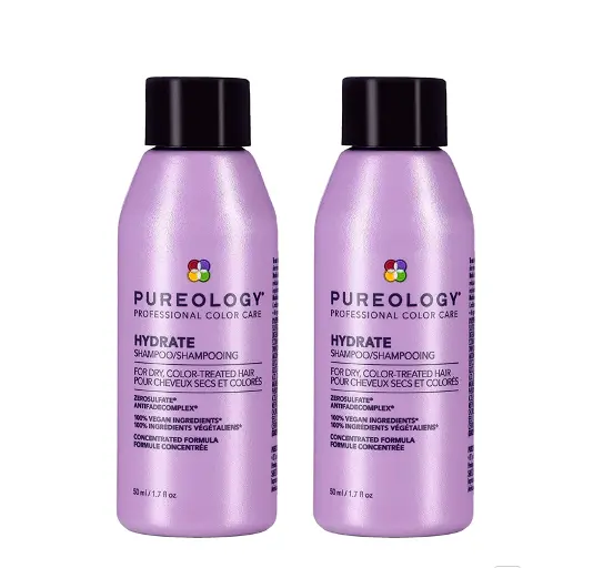 Pureology Hydrate Shampoo Travel size 1.7oz - Set of 2 *NEW *FREE SHPPING