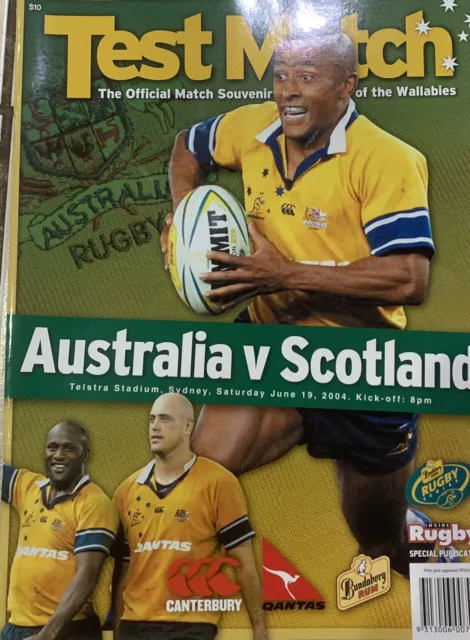 Wallabies V Scotland 2004 Program