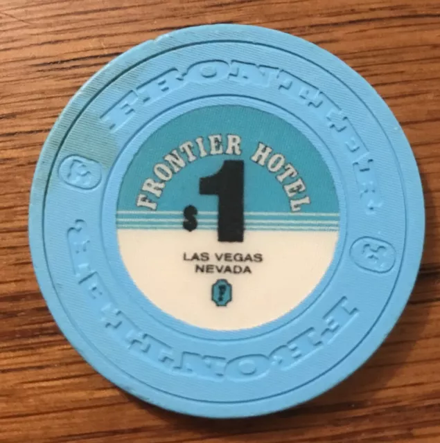 Frontier Hotel $1 Las Vegas, Nevada Gaming Poker Casino Chip