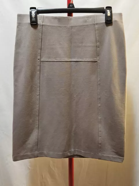 NWT Nic + Zoe Beige Pencil Skirt. Size Medium